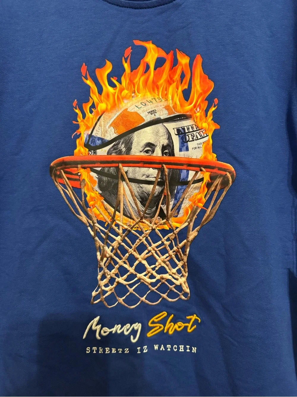 Streetz Iz Watchin Big Boys' Streetz Money Shot Tee Small 8/10 - Picture 5 of 7